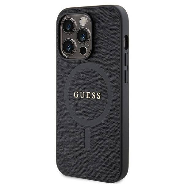 GUESS GUHMP14LPSAHMCK IPHONE 14 PRO 6.1 "BLACK/BLACK HARDCASE SAFFIANO MAGSAFE