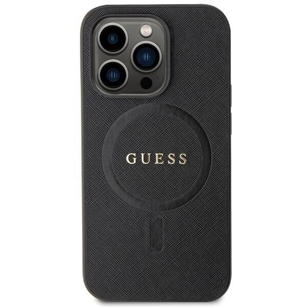 GUESS GUHMP14LPSAHMCK IPHONE 14 PRO 6.1 "BLACK/BLACK HARDCASE SAFFIANO MAGSAFE