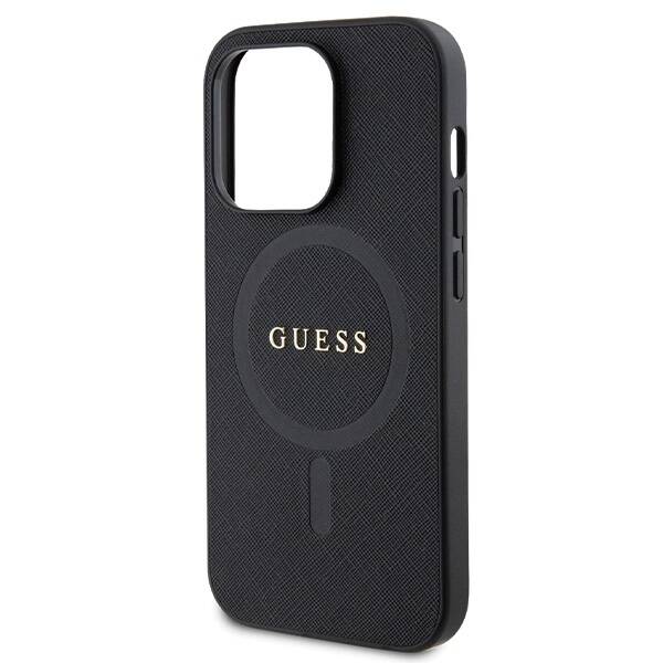 GUESS GUHMP14LPSAHMCK IPHONE 14 PRO 6.1 "BLACK/BLACK HARDCASE SAFFIANO MAGSAFE