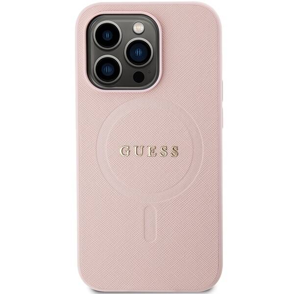 GUESS GUHMP14LPSAHMCP IPHONE 14 PRO 6.1 "PINK/PINK HARDCASE SAFFIANO MAGSAFE