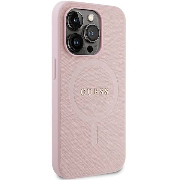 GUESS GUHMP14LPSAHMCP IPHONE 14 PRO 6.1 "PINK/PINK HARDCASE SAFFIANO MAGSAFE