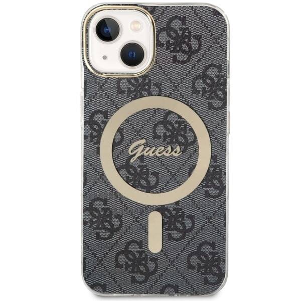 GUESS GUHMP14MH4STK IPHONE 14 PLUS / 15 PLUS 6.7 "BLACK / BLACK HARDCASE 4G MAGSAFE