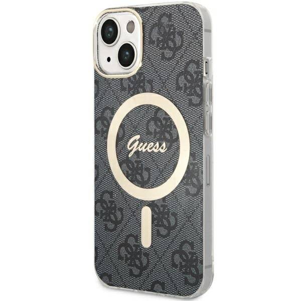 GUESS GUHMP14SH4STK IPHONE 14/15/13 6.1 "BLACK / BLACK HARDCASE 4G MAGSAFE