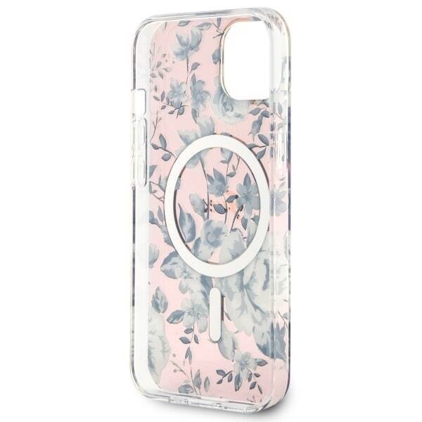 GUESS GUHMP14SHCFWSP IPHONE 14/15/13 6.1 "PINK / PINK HARDCASE FLOWER MAGSAFE