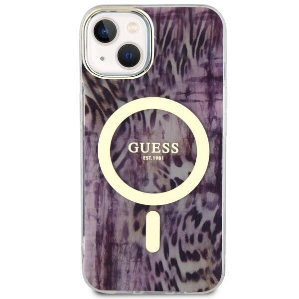 GUESS GUHMP14SHSHLEOPWP IPHONE 14/15/13 6.1 "PINK / PINK HARDCASE LEOPARD MAGSAFE