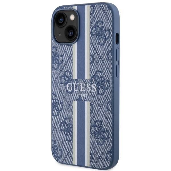 GUESS GUHMP14SP4RPSB IPHONE 14/15/13 6.1 "BLUE / BLUE HARDCASE 4G PRINTED STRIPES MAGSAFE