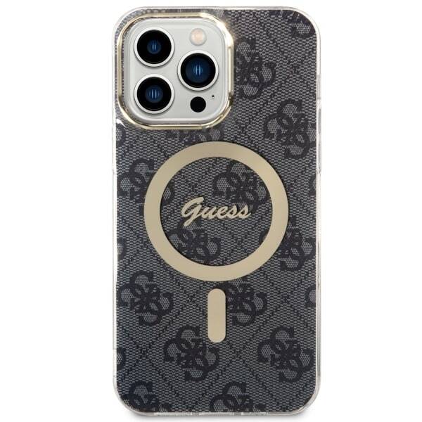 GUESS GUHMP14XH4STK IPHONE 14 PRO MAX 6.7 "BLACK/BLACK HARDCASE 4G MAGSAFE