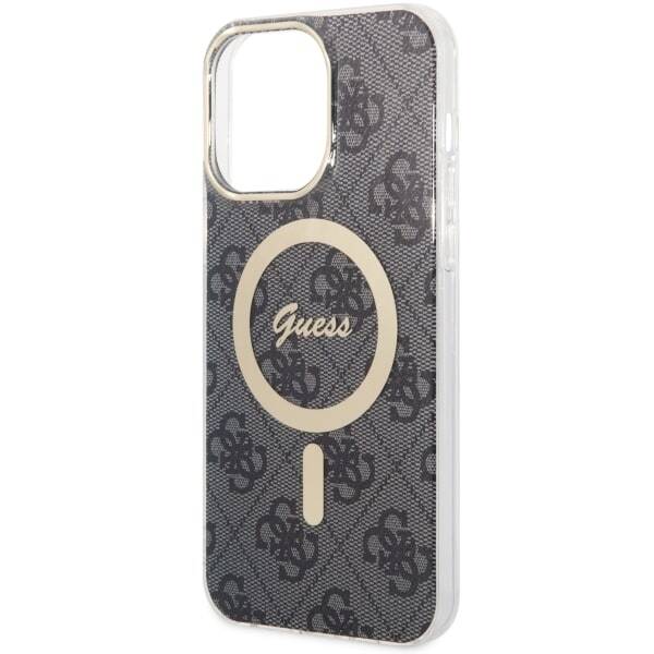 GUESS GUHMP14XH4STK IPHONE 14 PRO MAX 6.7 "BLACK/BLACK HARDCASE 4G MAGSAFE