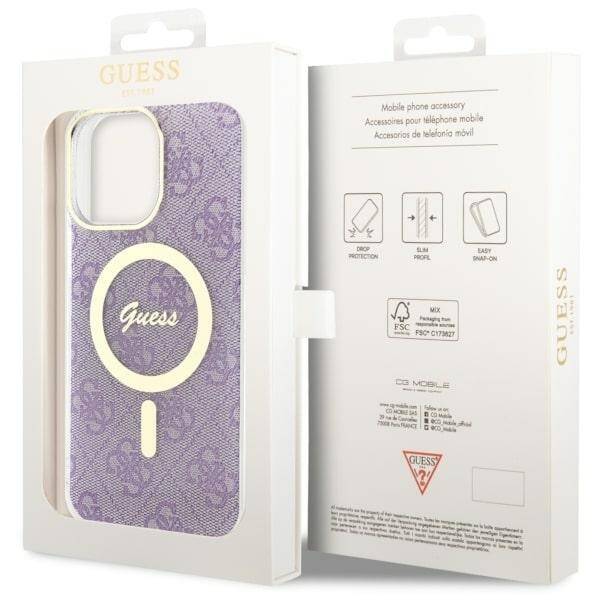 GUESS GUHMP14XH4STU IPHONE 14 PRO MAX 6.7 "PURPLE/PURPLE HARDCASE 4G MAGSAFE