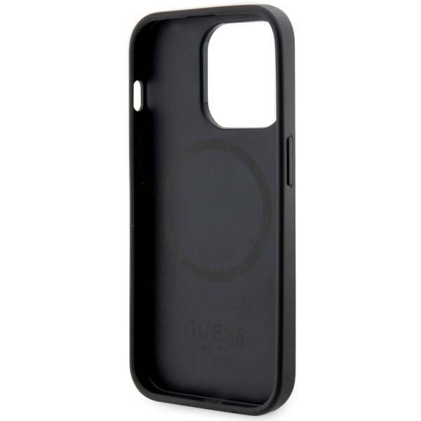 GUESS GUHMP14XP4RPSK IPHONE 14 PRO MAX 6.7 "BLACK/BLACK HARDCASE 4G PRINTED STRIPE MAGSAFE