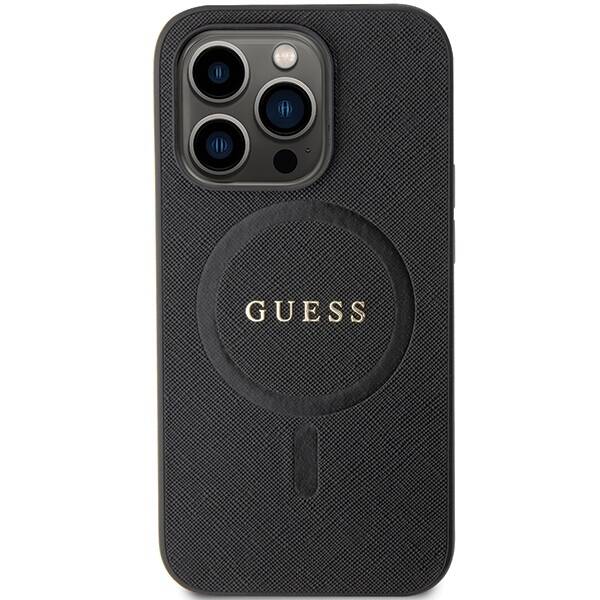 GUESS GUHMP14XPSAHMCK IPHONE 14 PRO MAX 6.7 "BLACK/BLACK HARDCASE SAFFIANO MAGSAFE