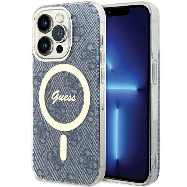 GUESS GUHMP15LH4STB IPHONE 15 PRO 6.1 "BLUE/BLUE HARDCASE IML 4G MAGSAFE