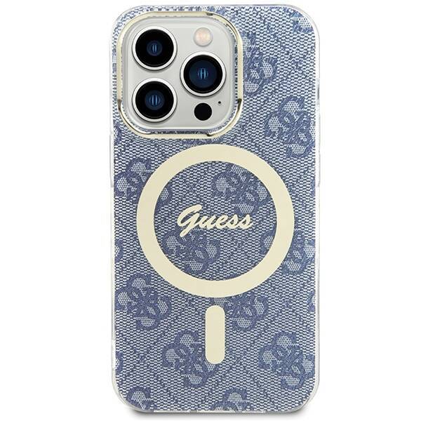 GUESS GUHMP15LH4STB IPHONE 15 PRO 6.1 "BLUE/BLUE HARDCASE IML 4G MAGSAFE