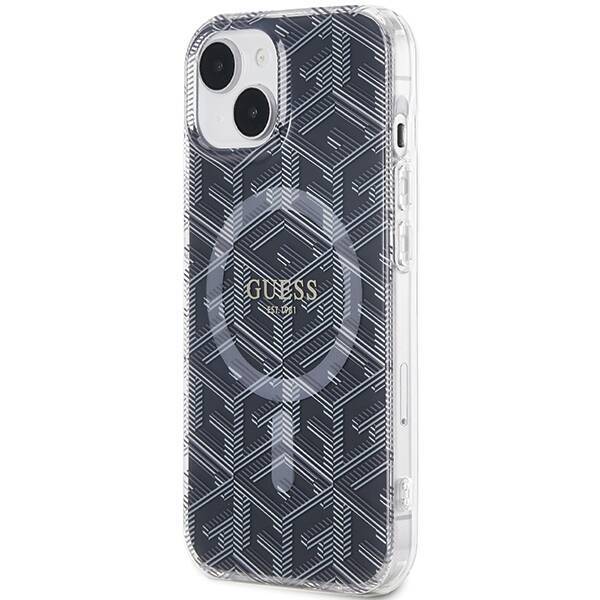 GUESS GUHMP15MHGCUSTGK IPHONE 15 PLUS / 14 PLUS 6.7 "BLACK / BLACK HARDCASE IML GCUBE MAGSAFE