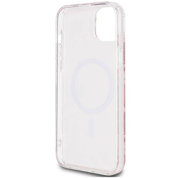 GUESS GUHMP15MHGCUSTGP IPHONE 15 PLUS / 14 PLUS 6.7 "PINK / PINK HARDCASE IML GCUBE MAGSAFE