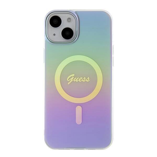 GUESS GUHMP15MITSU IPHONE 15 PLUS / 14 PLUS 6.7 "PURPLE / PURPLE HARDCASE IML IRIDESCENT MAGSAFE