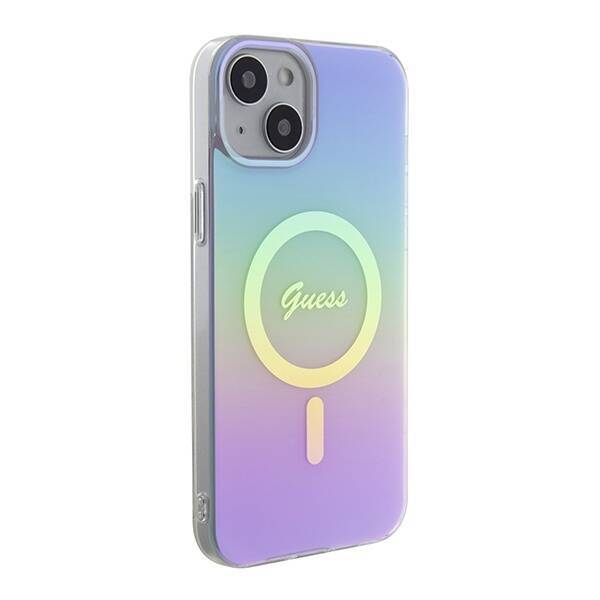 GUESS GUHMP15MITSU IPHONE 15 PLUS / 14 PLUS 6.7 "PURPLE / PURPLE HARDCASE IML IRIDESCENT MAGSAFE