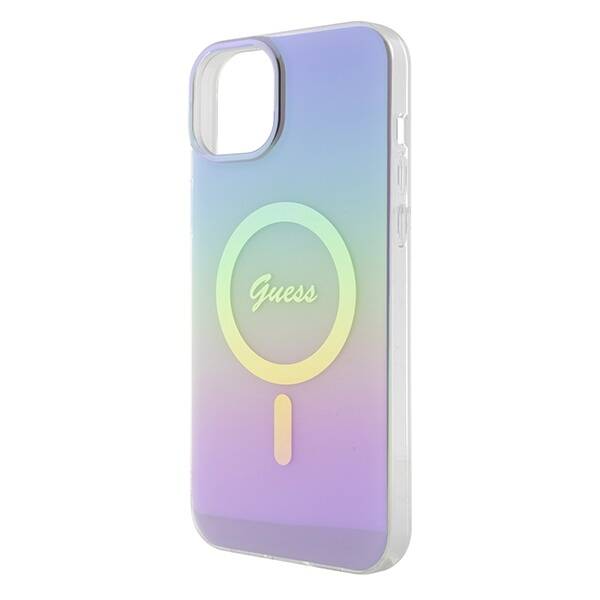 GUESS GUHMP15MITSU IPHONE 15 PLUS / 14 PLUS 6.7 "PURPLE / PURPLE HARDCASE IML IRIDESCENT MAGSAFE