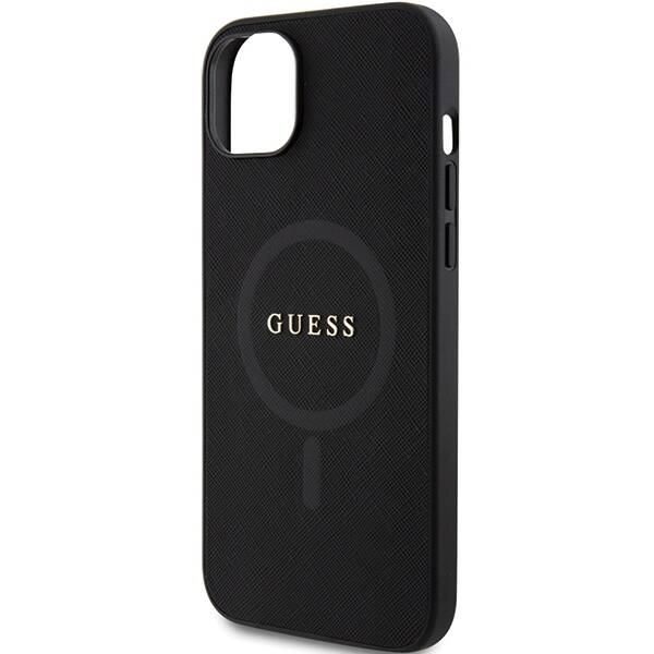 GUESS GUHMP15MPSAHMCK IPHONE 15 PLUS / 14 PLUS 6.7 "BLACK / BLACK HARDCASE SAFFIANO MAGSAFE