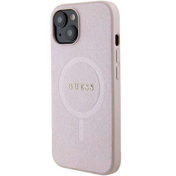 GUESS GUHMP15MPSAHMCP IPHONE 15 PLUS / 14 PLUS 6.7 "PINK / PINK HARDCASE SAFFIANO MAGSAFE