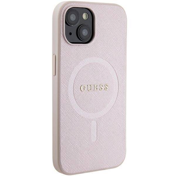 GUESS GUHMP15MPSAHMCP IPHONE 15 PLUS / 14 PLUS 6.7 "PINK / PINK HARDCASE SAFFIANO MAGSAFE