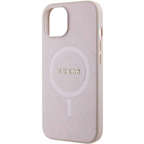 GUESS GUHMP15MPSAHMCP IPHONE 15 PLUS / 14 PLUS 6.7 "PINK / PINK HARDCASE SAFFIANO MAGSAFE