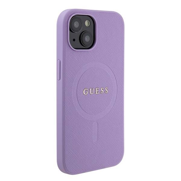 GUESS GUHMP15MPSAHMCU IPHONE 15 PLUS / 14 PLUS 6.7 "PURPLE / PURPLE HARDCASE SAFFIANO MAGSAFE