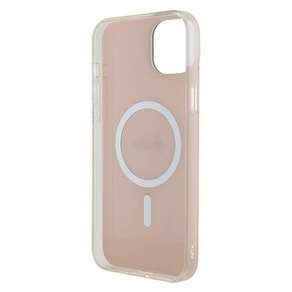 GUESS GUHMP15SHITHSH IPHONE 15/14/13 6.1 "PINK / PINK HARDCASE IML IRIDESCENT MAGSAFE