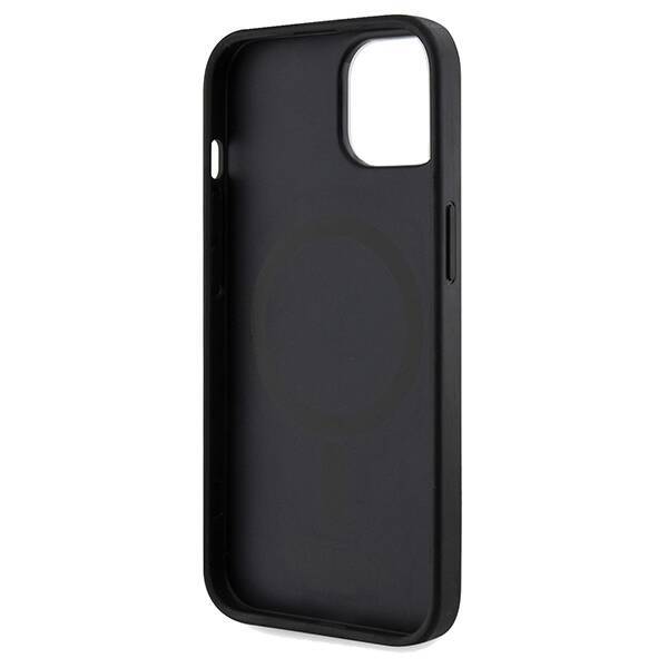 GUESS GUHMP15SP4RPSK IPHONE 15/14/13 6.1 "BLACK / BLACK HARDCASE 4G PRINTED STRIPES MAGSAFE