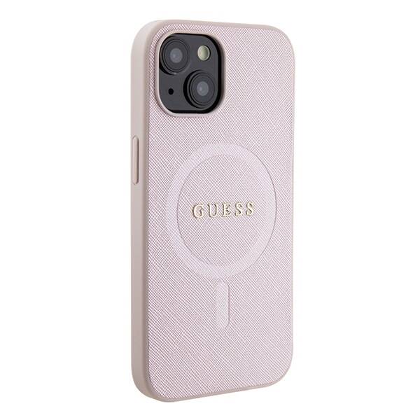 GUESS GUHMP15SPSAHMCP IPHONE 15/14/13 6.1 "PINK / PINK HARDCASE SAFFIANO MAGSAFE