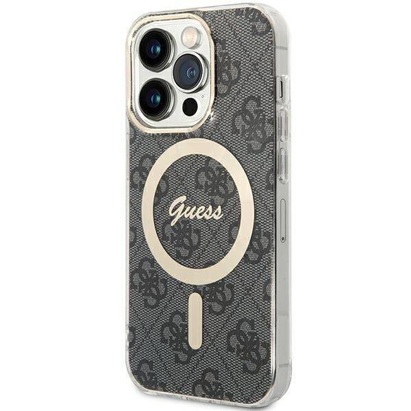 GUESS GUHMP15XH4STK IPHONE 15 PRO MAX 6.7 "BLACK/BLACK HARDCASE IML 4G MAGSAFE