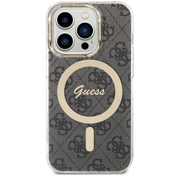 GUESS GUHMP15XH4STK IPHONE 15 PRO MAX 6.7 "BLACK/BLACK HARDCASE IML 4G MAGSAFE