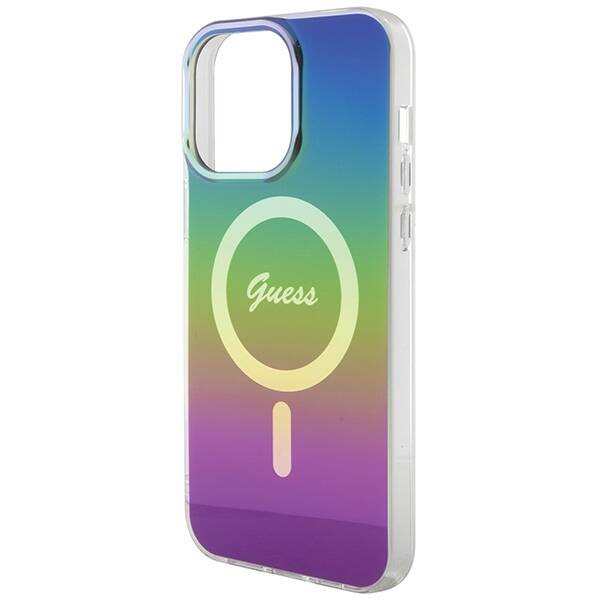 GUESS GUHMP15XHITSK IPHONE 15 PRO MAX 6.7 "MULTI -COLORED/RAINBOW HARDCASE IML IRIDESCENT MAGSAFE