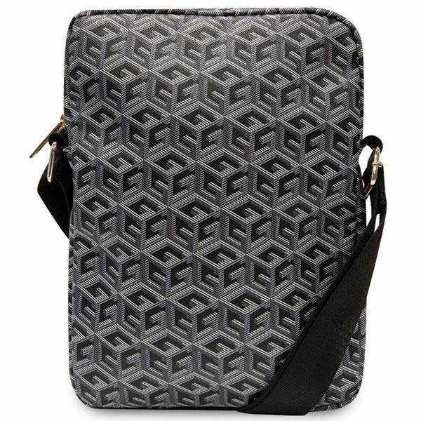 GUESS GUTB10HGCFSEK 10 "BLACK/BLACK GCUBE STRIPE TABLET BAG