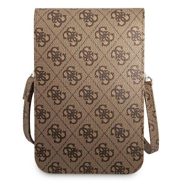 GUESS GUWBP4TMBR BRONNE/BROWN 4G TRIANGLE HANDBAG