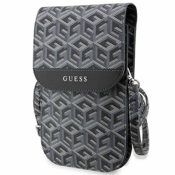 GUESS HANDBAG GUWBHGCFSEK BLACK/BLACK GCUBE STRIPE