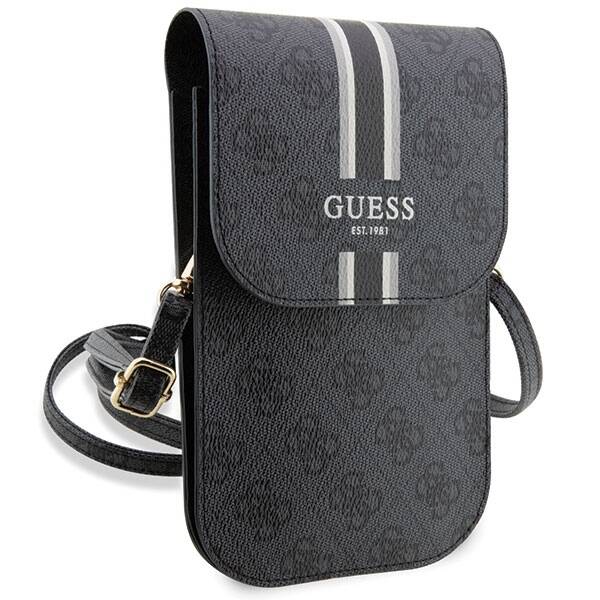 GUESS HANDBAG GWBP4RPSK BLACK/BLACK 4G STRIPES