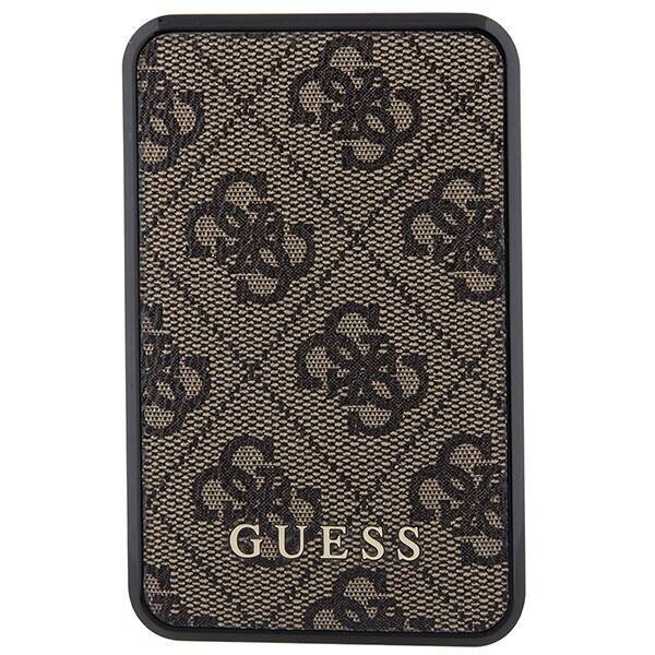 GUESS POWERBANK 18W GUPB10DP4GEGW 1000MAH BROWN/BROWN 4G LEATHER METAL LOGO