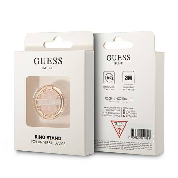 GUESS RING STAND GURSHFLG ZŁOTY/GOLD PAISLEY