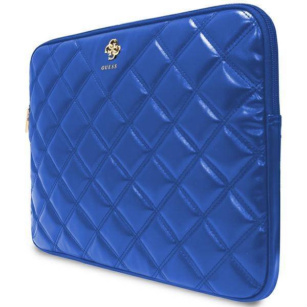 GUESS SLEEVE GUCS14ZPSQSSGB 14" BLUE/BLUE QUILTED 4G