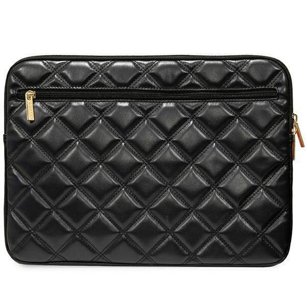 GUESS SLEEVE GUCS14ZPSQSSGK 14" BLACK/BLACK QUILTED 4G