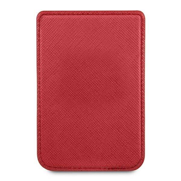 GUESS WALLET CARD SLOT GUWMSSASLRE MAGSAFE SAFFIANO RED/RED