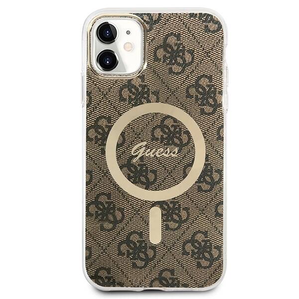 GUSS GUBPN61H4EACSW CASE+CHARGER IPHONE 11 6.1 "BROWN/BROWN HARD CASE 4G PRINT MAGSAFE