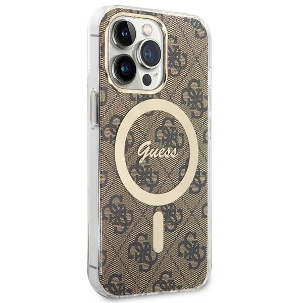 GUSS GUBPP13XH4EACSW CASE+ CHARGER IPHONE 13 PRO MAX BROWN/BROWN HARD CASE 4G PRINT MAGSAFE