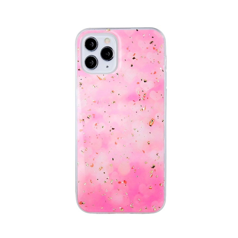 Gold Glam overlay for Motorola Moto E30 / E40 / E20S Pink