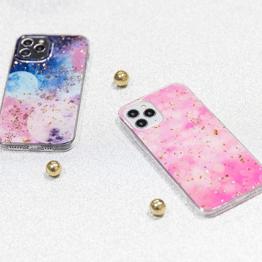 Gold Glam overlay for Motorola Moto E30 / E40 / E20S Pink