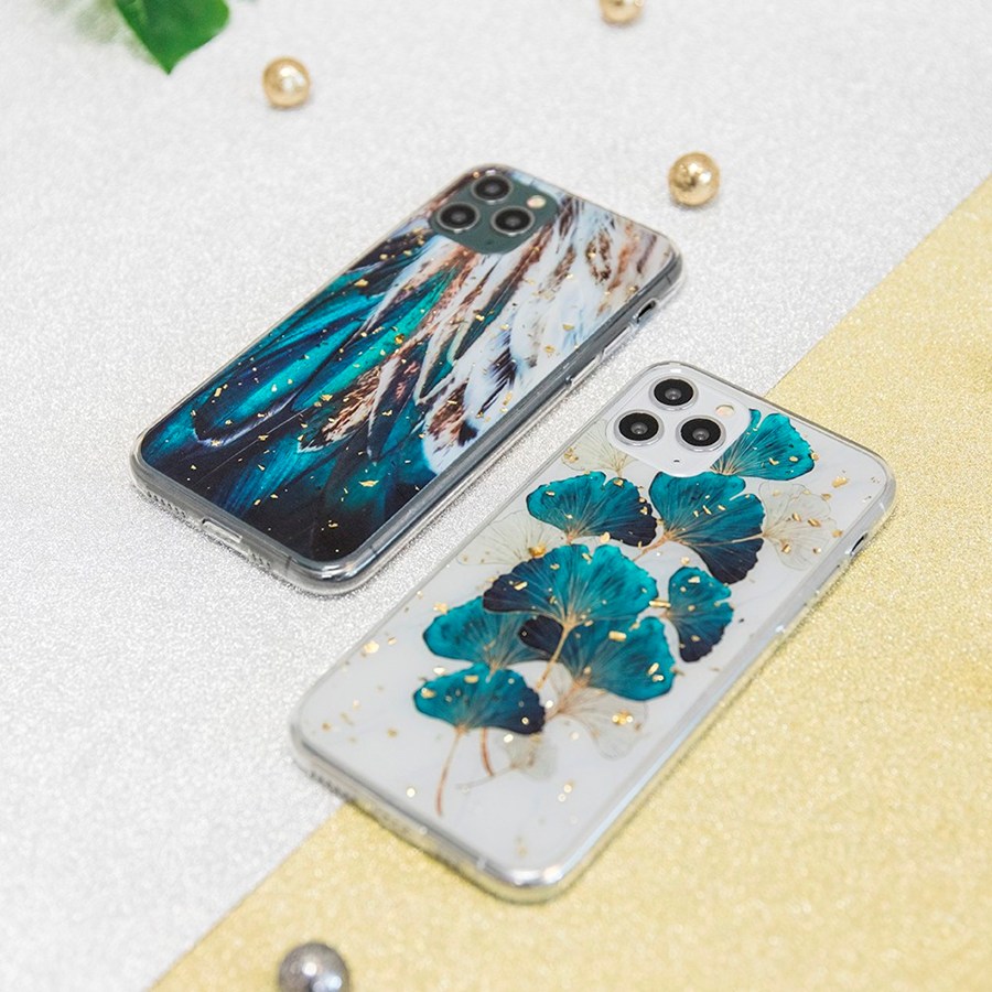 Gold Glam overlay for Xiaomi Redmi Note 12 4G feathers