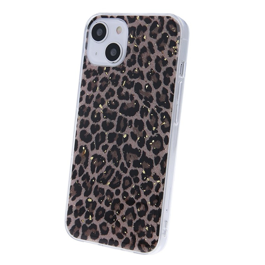 Gold Glam overlay for realme c21y / c25y leopard 1