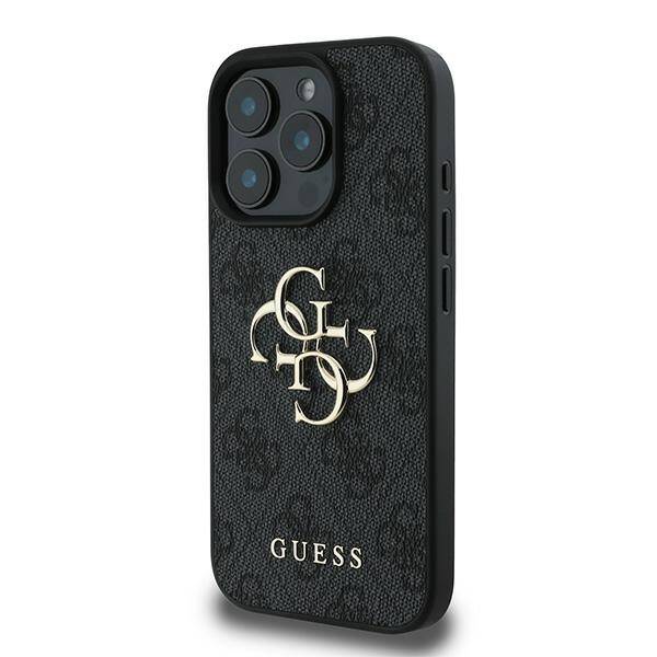 Guess GUHCP16L4GMGGR iPhone 16 Pro 6.3" czarny/black hardcase 4G Big Logo