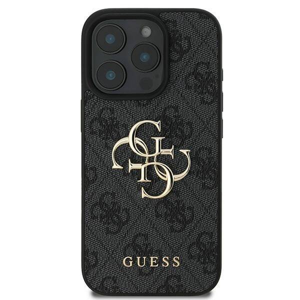 Guess GUHCP16L4GMGGR iPhone 16 Pro 6.3" czarny/black hardcase 4G Big Logo